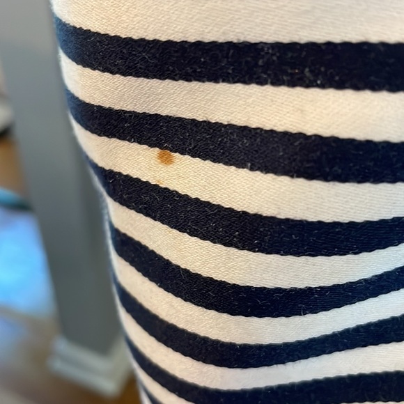 Vintage Kate Spade navy and white striped tote - Picture 9 of 14